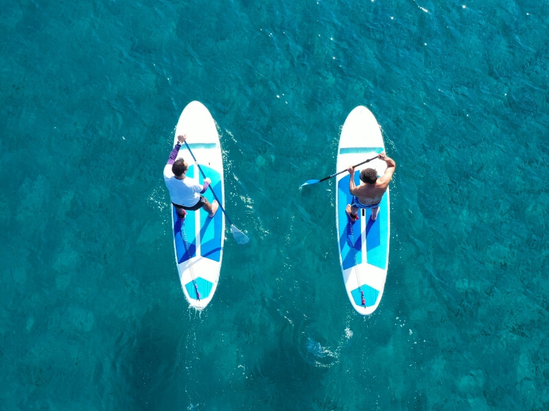 SUPを楽しむ様子